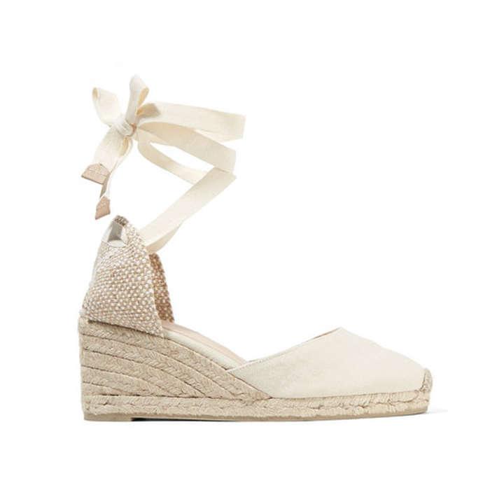 Castañer Carina Canvas Wedge Espadrilles