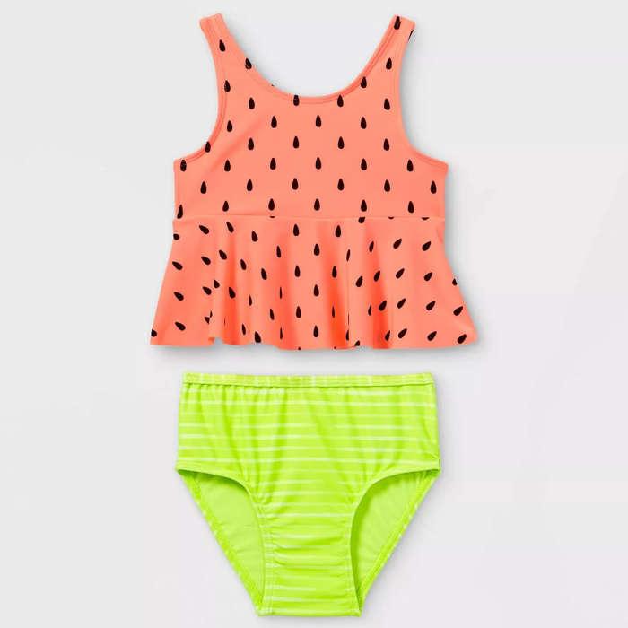 Cat & Jack Watermelon Print Tankini Set