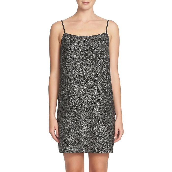 CeCe Mia Foil Knit Slipdress