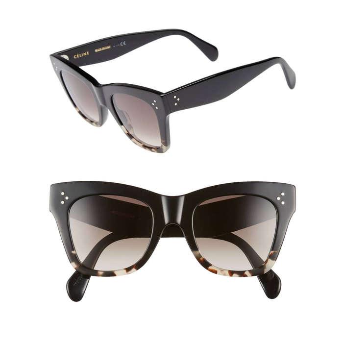 Celine 50mm Gradient Butterfly Sunglasses