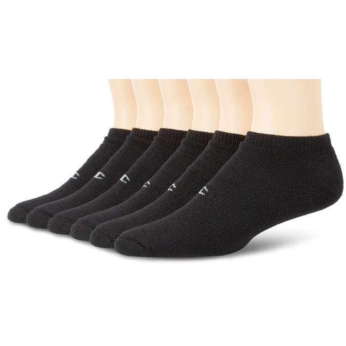 Champion Men's 6 Pack No Show Socks