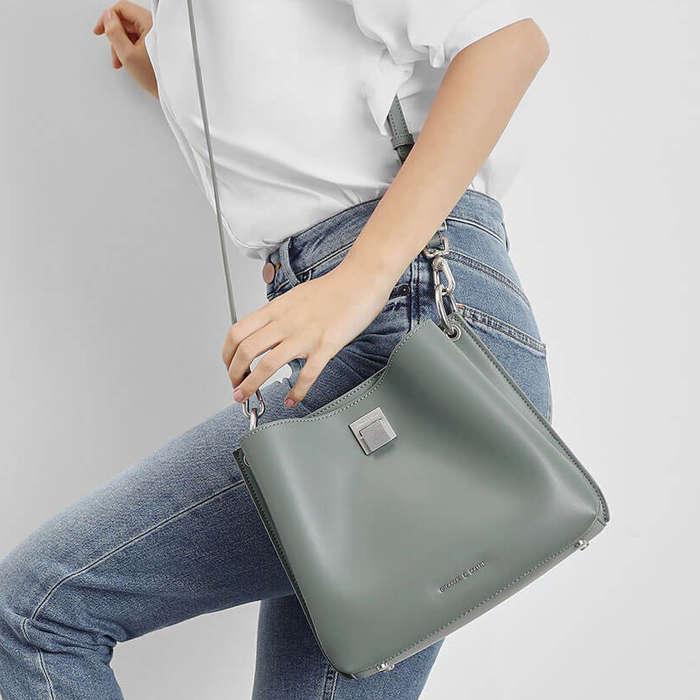 Charles & Keith Buckle Shoulder Bag