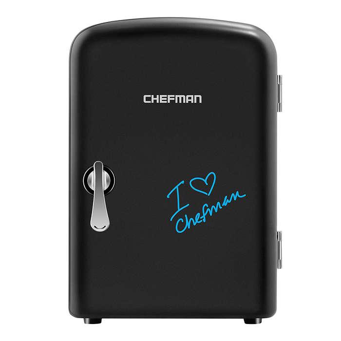 Chefman Mini Portable Eraser Board Personal Fridge