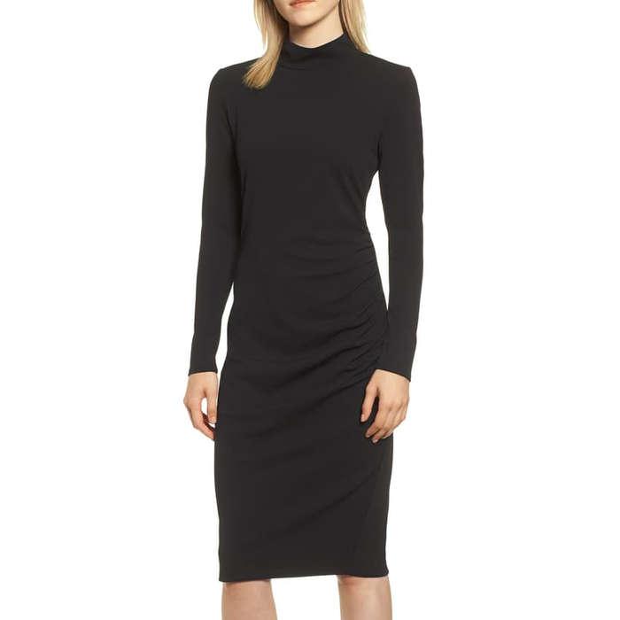 Chelsea28 Mock Neck Body-Con Dress