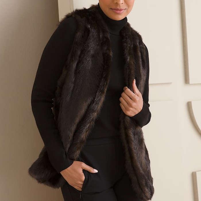 Chico's Faux-Fur Vest