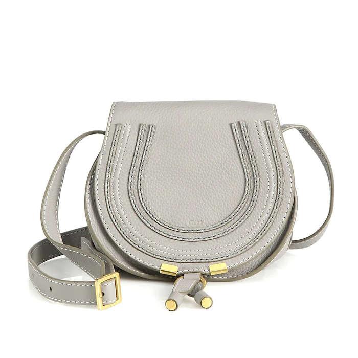 Chloé Small Marcie Leather Crossbody Bag