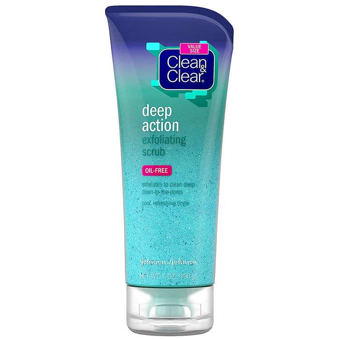 Clean & Clear Oil-Free Deep Action Exfoliating Facial Scrub