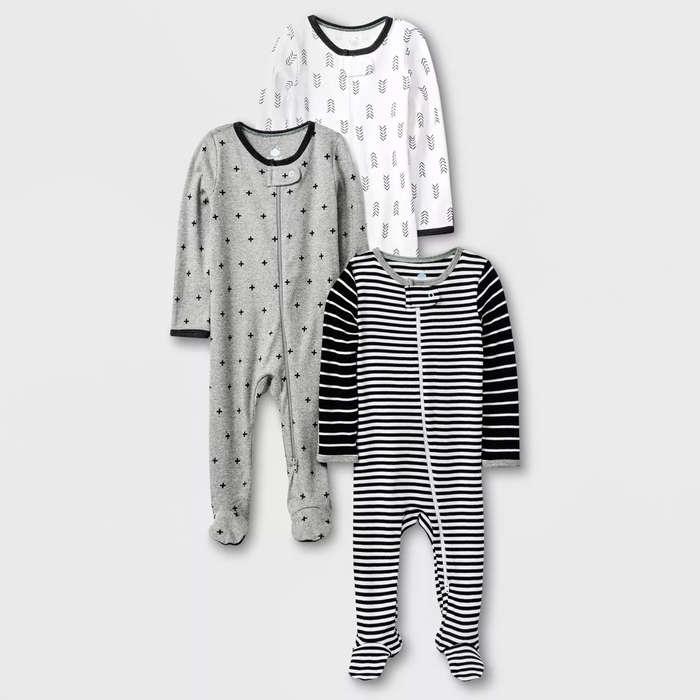 Cloud Island Baby 3 Pack Long Sleeve Pajama