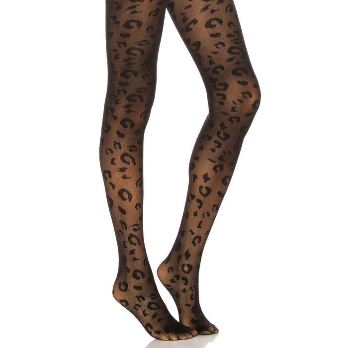 Commando Leopard Sheer Tights