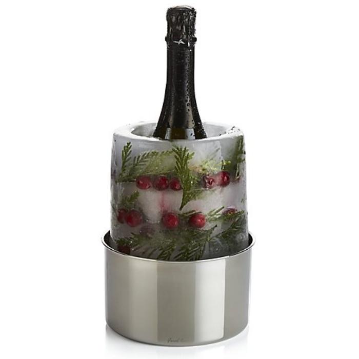 Crate and Barrel Ice Mold/Wine Bottle Chiller