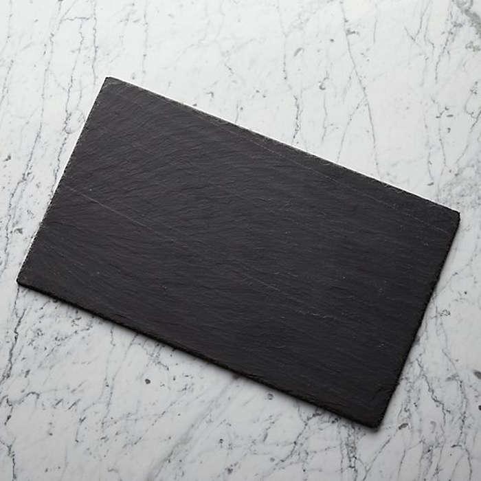 Crate&Barrel Slate 20"x12" Cheese Board