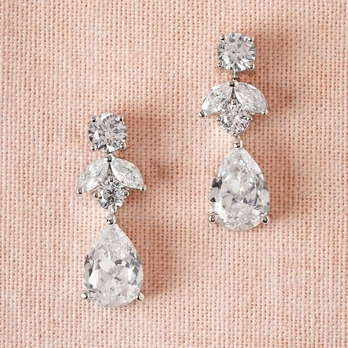 CZ by Kenneth Jay Lane Petite Crystal Drop Earrings