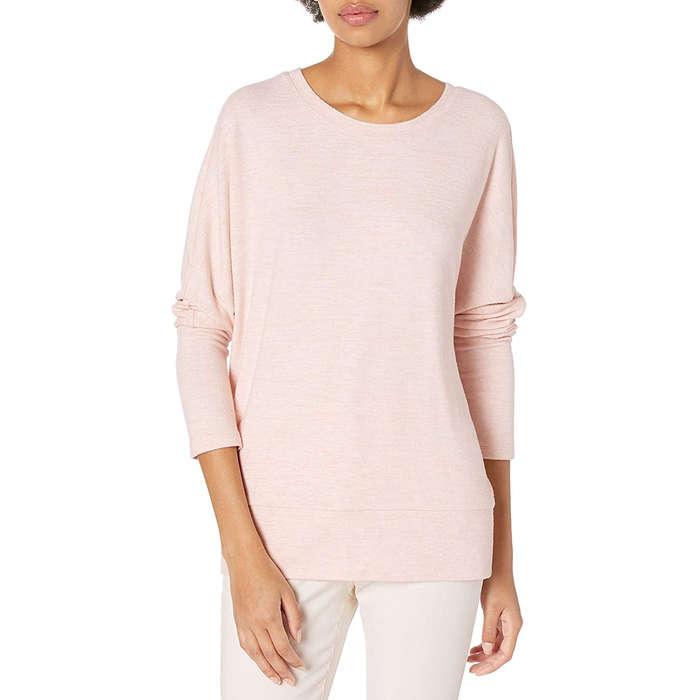 Daily Ritual Cozy Knit Dolman Cuff Sweatshirt