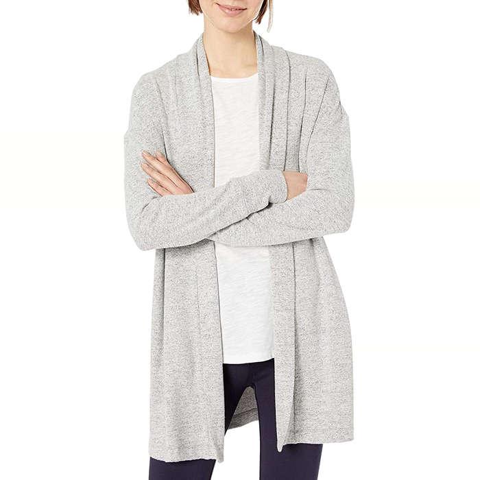 Daily Ritual Cozy Knit Open Cardigan