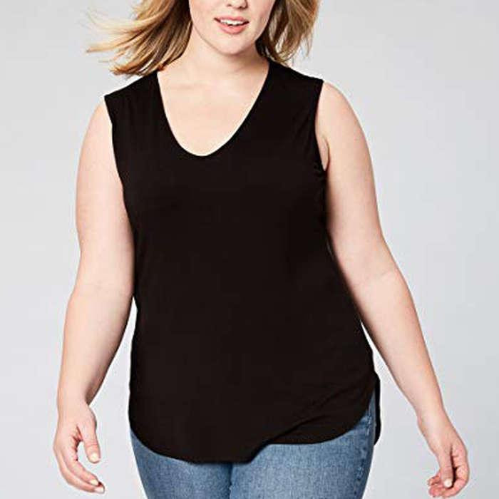 Daily Ritual Plus Size Jersey V-Neck Tank Top