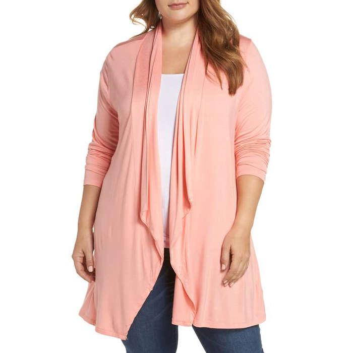 Dantelle Waterfall Drape Front Cardigan