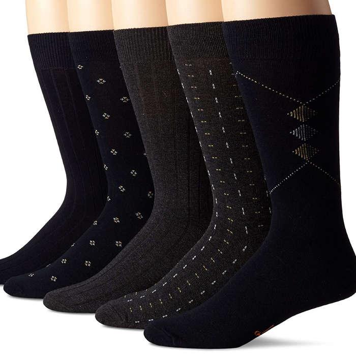 Dockers Dress Dobby Crew Socks