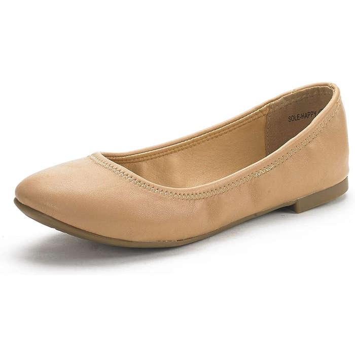 Dream Pairs Sole-Happy Ballerina Walking Flats