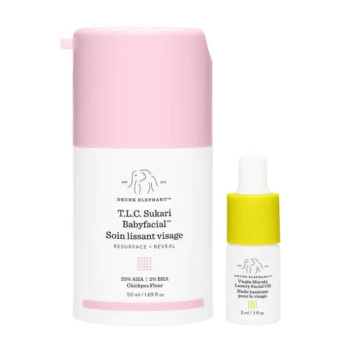 Drunk Elephant T.L.C. Sukari Babyfacial Aha + Bha Mask