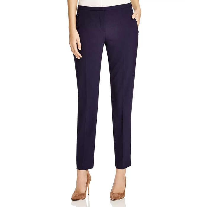 Elie Tahari Jillian Stretch Wool Slim Pants