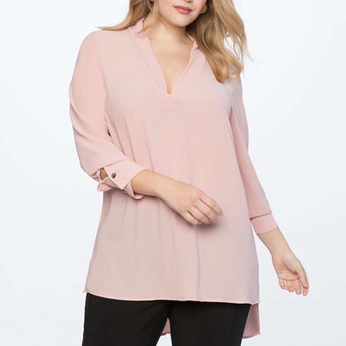 Eloquii Easy V Neck Tunic