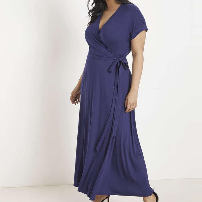 Eloquii Maxi Wrap Dress