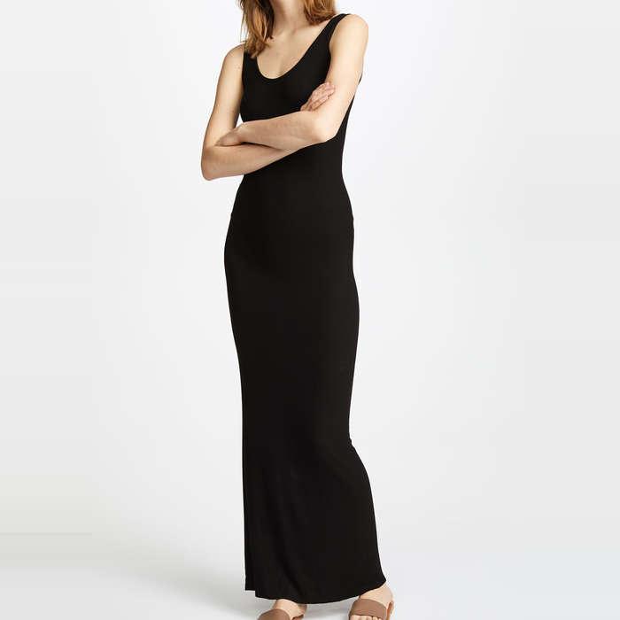 Enza Costa Ribbed Tank Maxi Dress