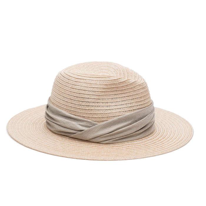 Eugenia Kim Courtney Woven Fedora Hat w/ Scarf Band