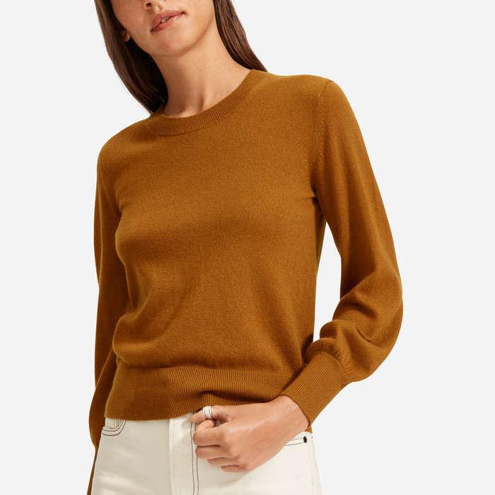 Everlane The Cashmere Lantern Sweater