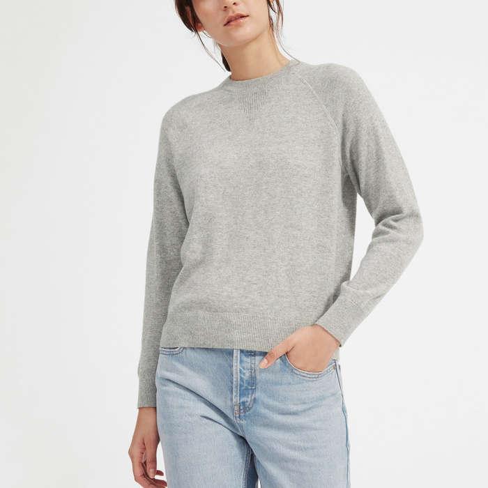 Everlane The Cashmere Shrunken Sweatshirt