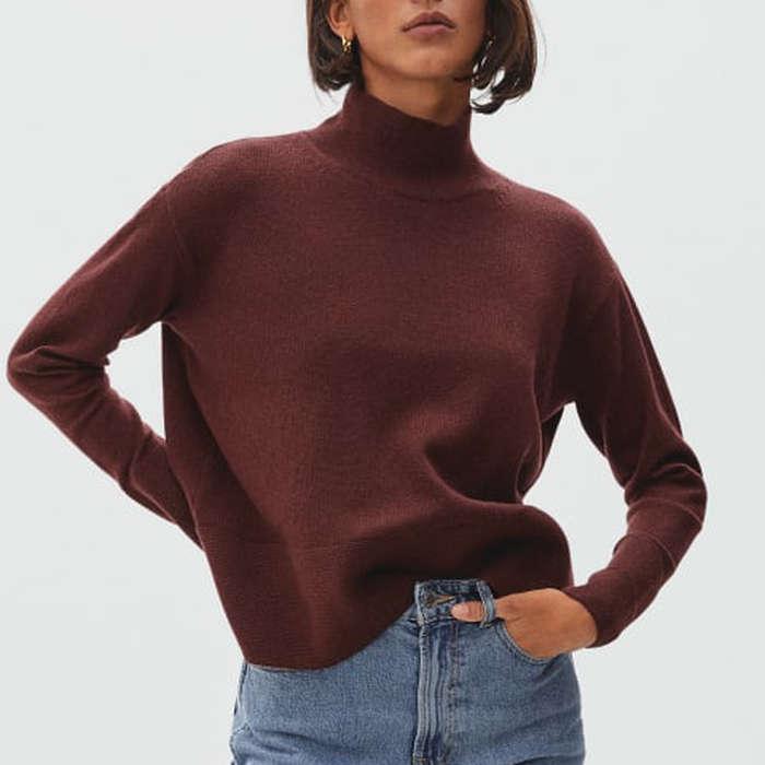 Everlane The Cashmere Square Turtleneck