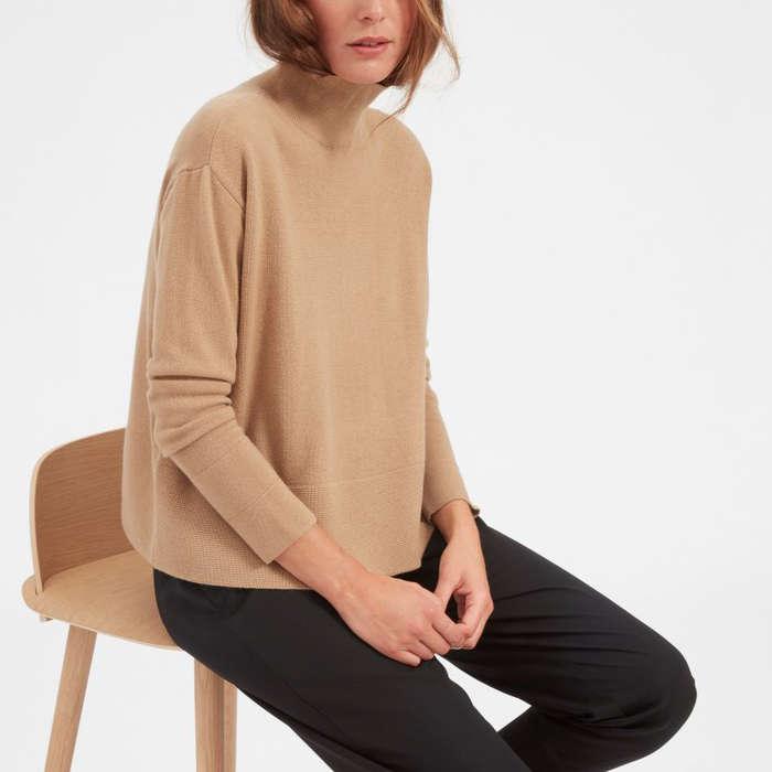 Everlane The Cashmere Square Turtleneck