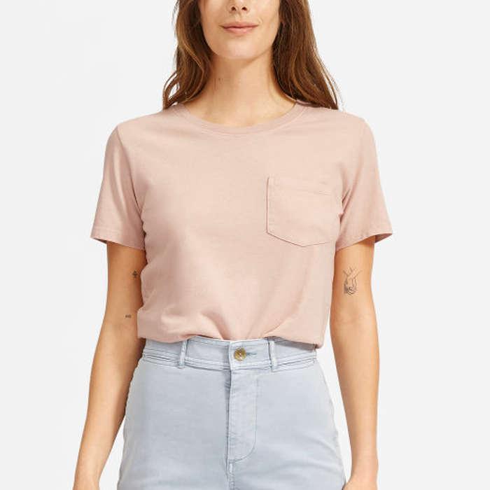 Everlane The Cotton Box-Cut Pocket Tee