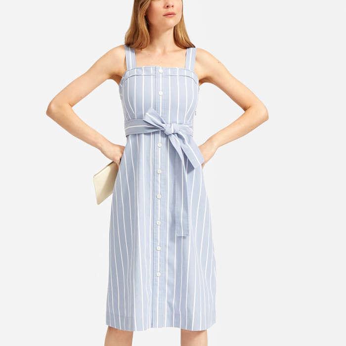 Everlane The Cotton Weave Picnic Dress