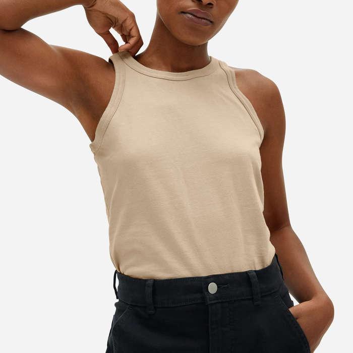 Everlane The Organic Cotton Cutaway Tank