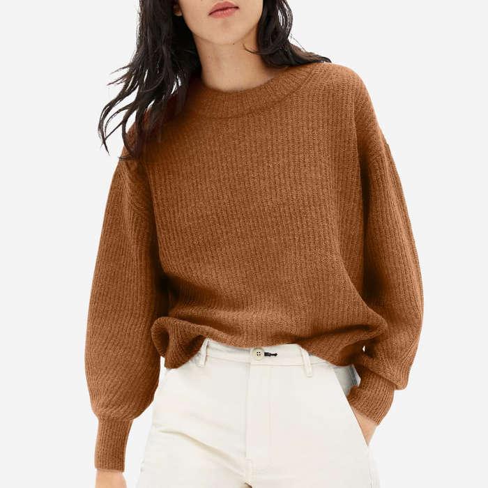 Everlane The Oversized Alpaca Crew