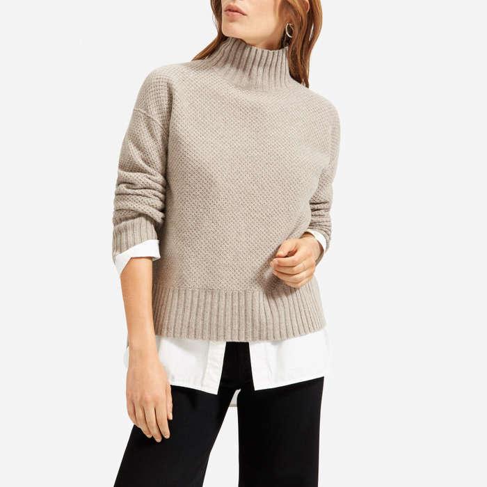 Everlane The ReCashmere Stroopwafel Turtleneck