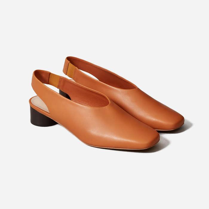 Everlane The Square Toe Slingback