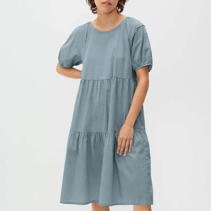 Everlane The Tiered Cotton Dress