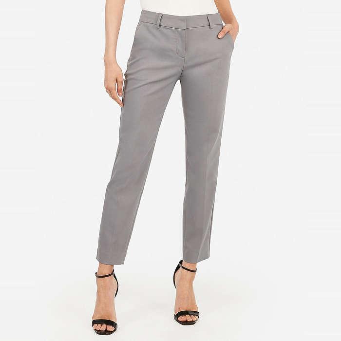 Express Mid Rise Ankle Columnist Pant