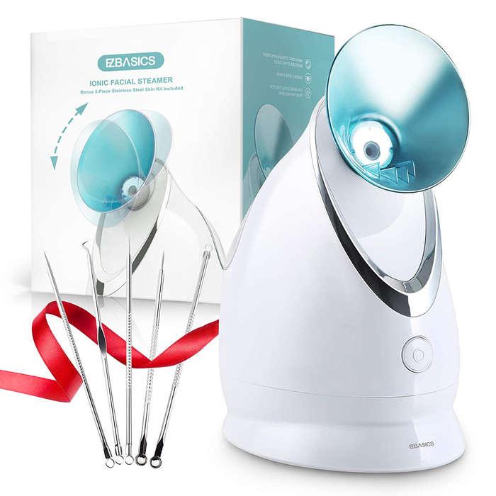 EZBASICS Ionic Face Steamer