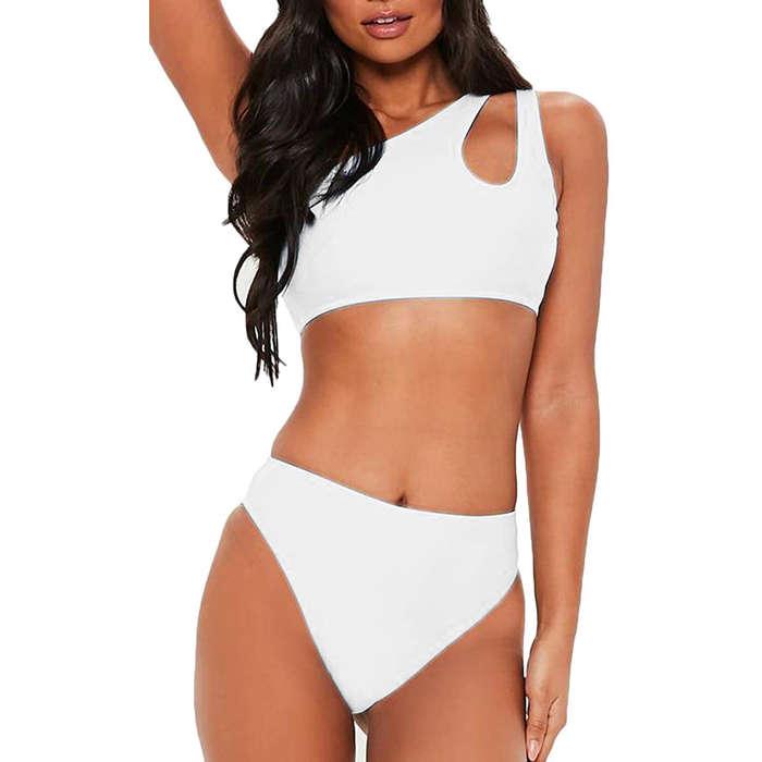 Fafofa One Shoulder Swimsuit