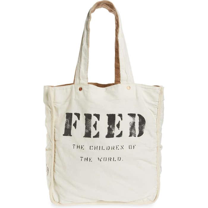 Feed 1 Bag Burlap Tote