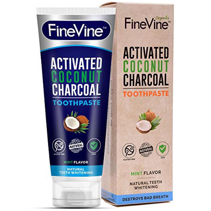 FineVine Charcoal Teeth Whitening Toothpaste