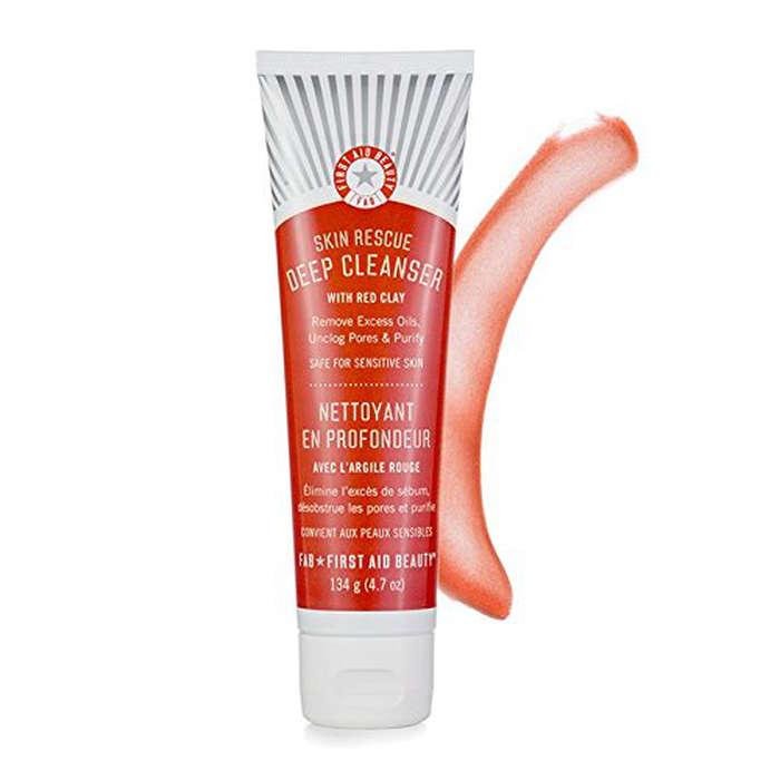 First Aid Beauty Skin Rescue Deep Cleanser With Red Clay