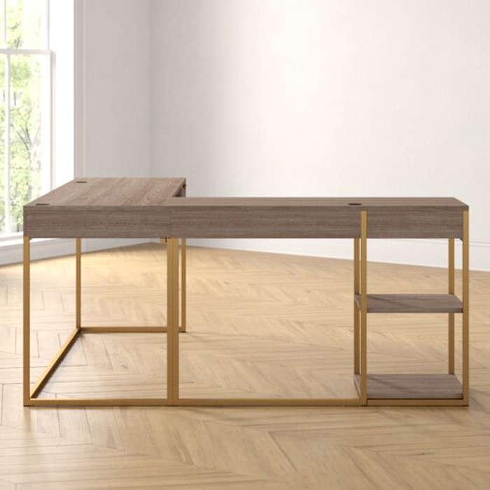 Foundstone Iris L-Shaped Desk