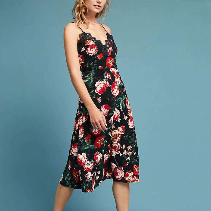 Foxiedox Autumnal Slip Dress