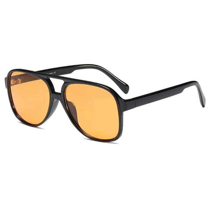 Freckles Mark Retro Aviator Sunglasses