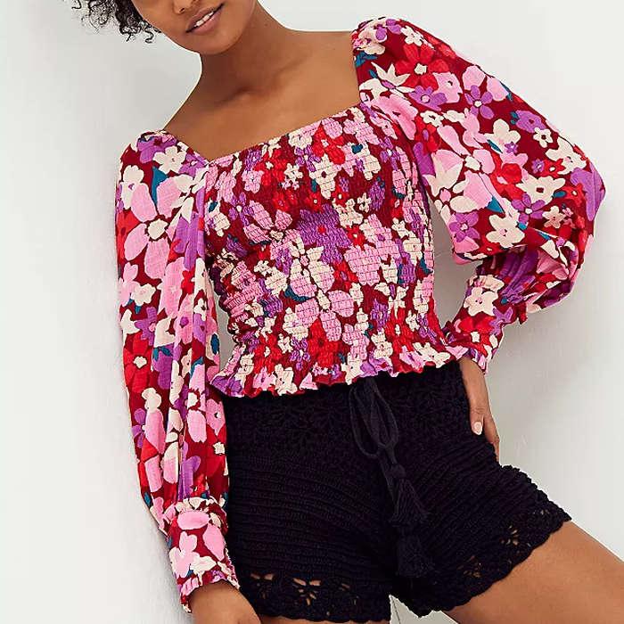 Free People Ariana Printed Top