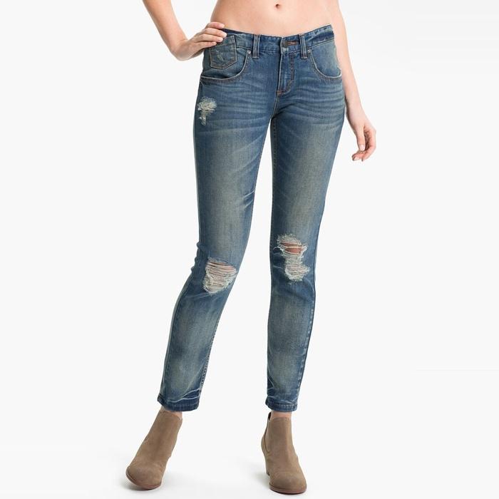 Free People Destroyed Skinny Jeans